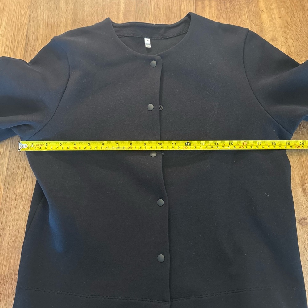 Muji Black and Cream Button-Up Jackets - Picture 3 of 5